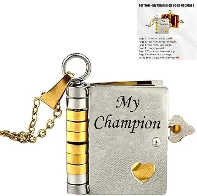 Daughter's Treasure Book Necklace