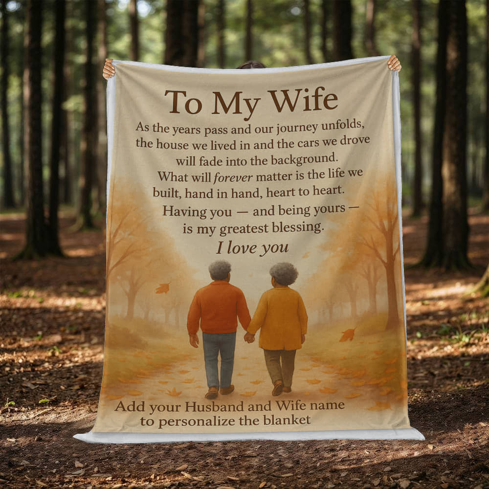 Keepsake Blanket For My Wife.