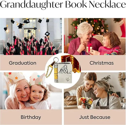 Daughter's Treasure Book Necklace