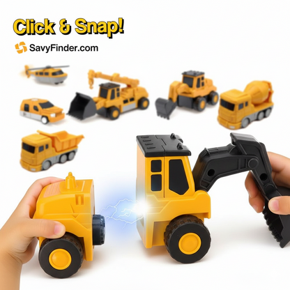 Magnetic RoboCar Adventure with Storage Box