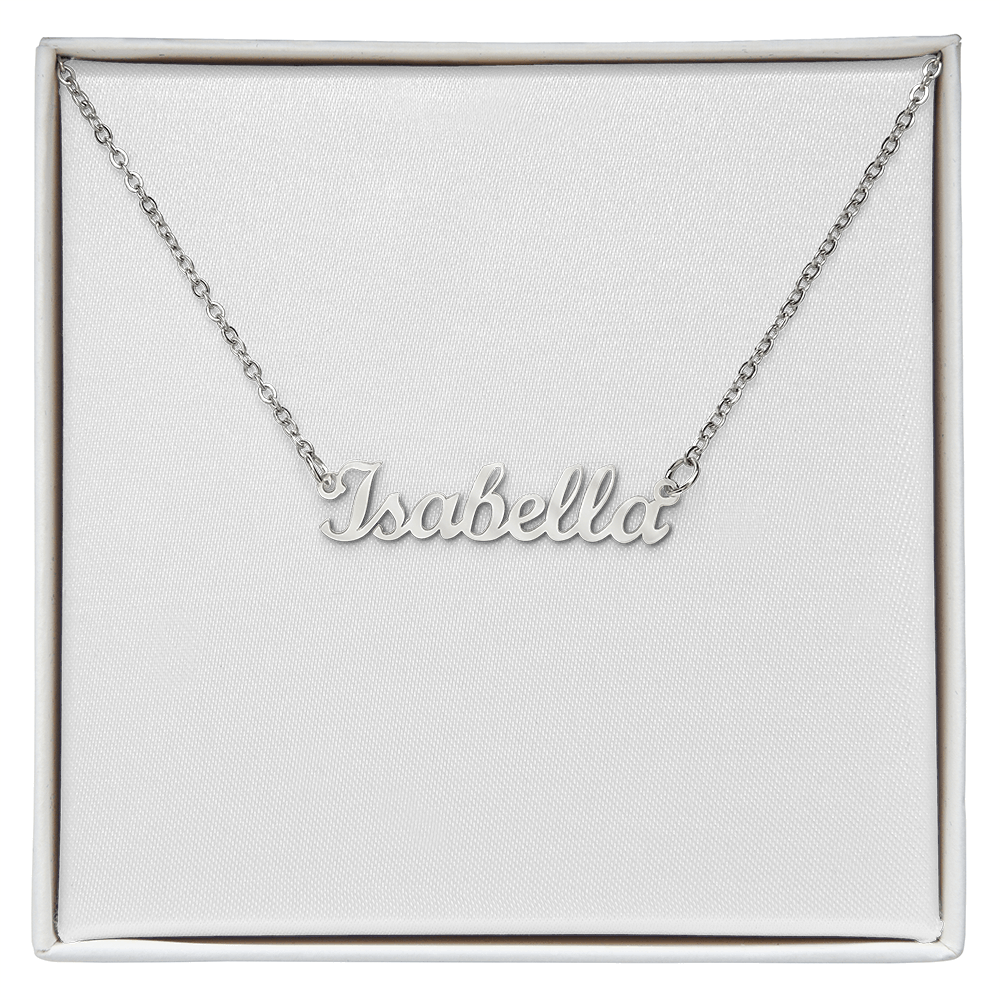 Forever Yours Name Necklace