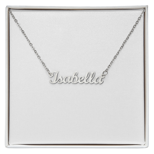 Forever Yours Name Necklace