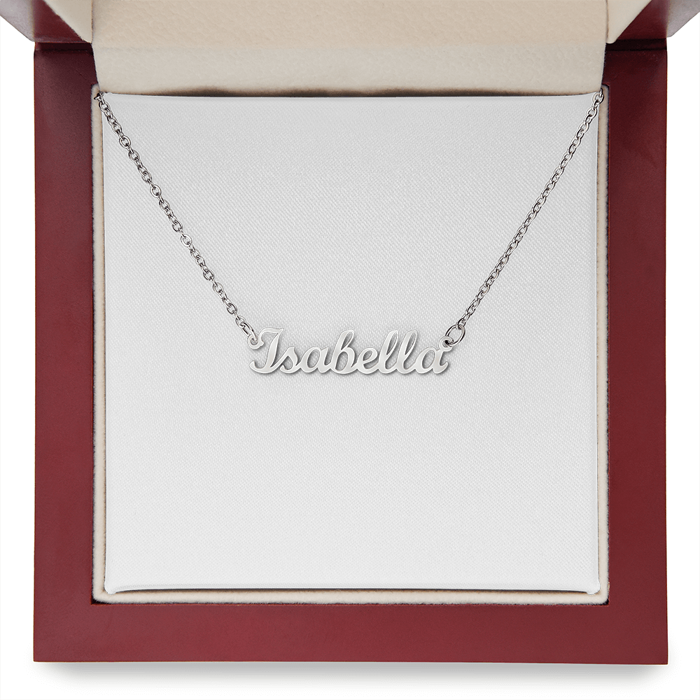 Forever Yours Name Necklace
