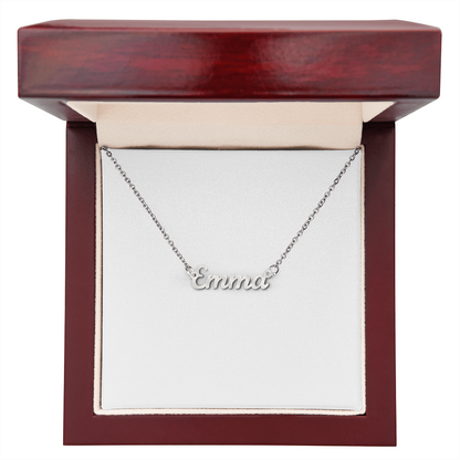 Forever Yours Name Necklace