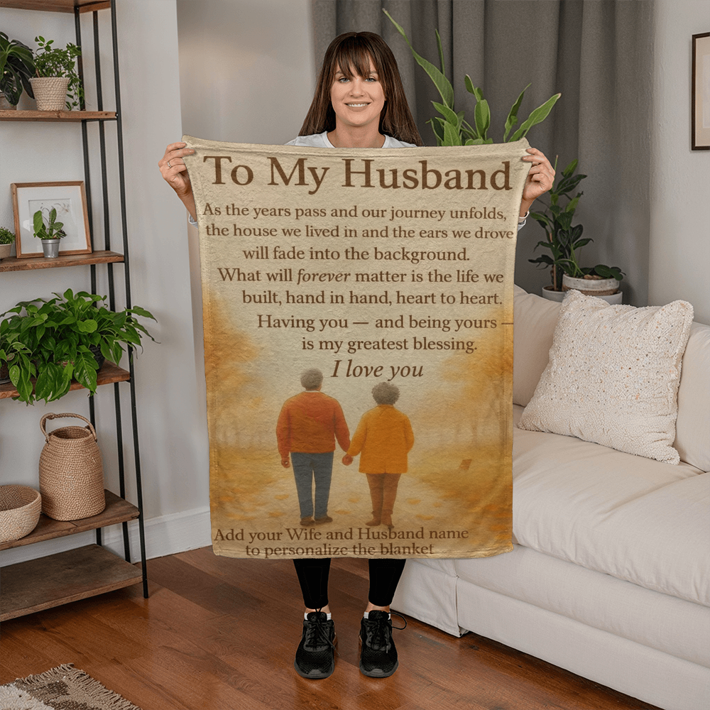 Keepsake Blanket For My Husband