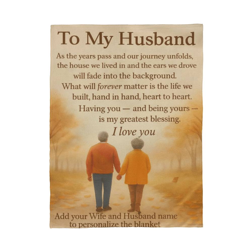 Keepsake Blanket For My Husband