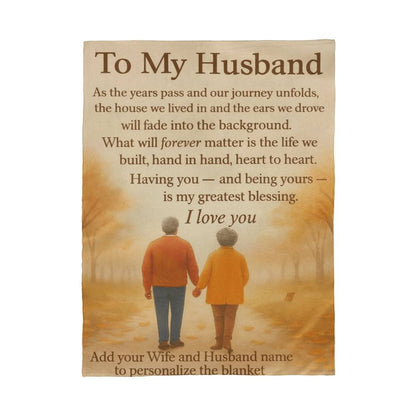 Keepsake Blanket For My Husband