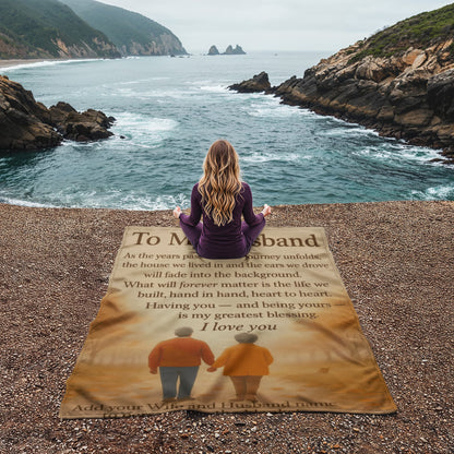 Keepsake Blanket For My Husband