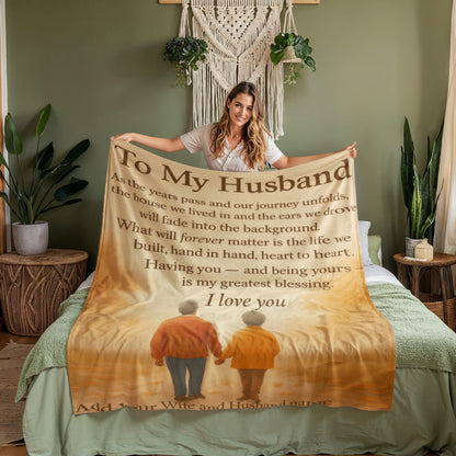 Keepsake Blanket For My Husband