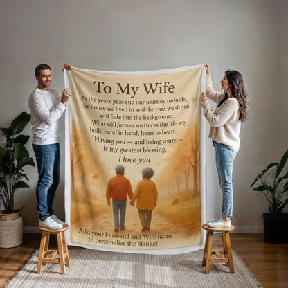 Keepsake Blanket For My Wife.