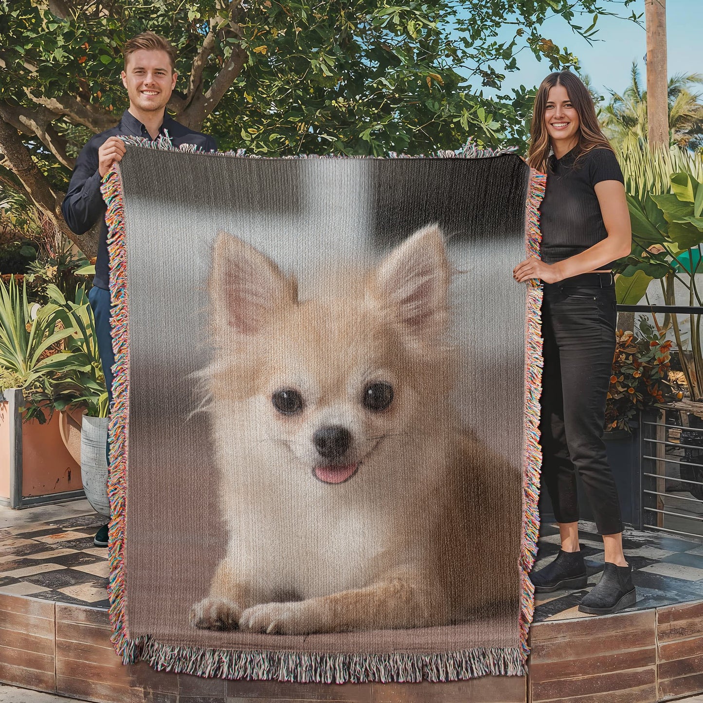 Custom Heirloom Woven Blanket