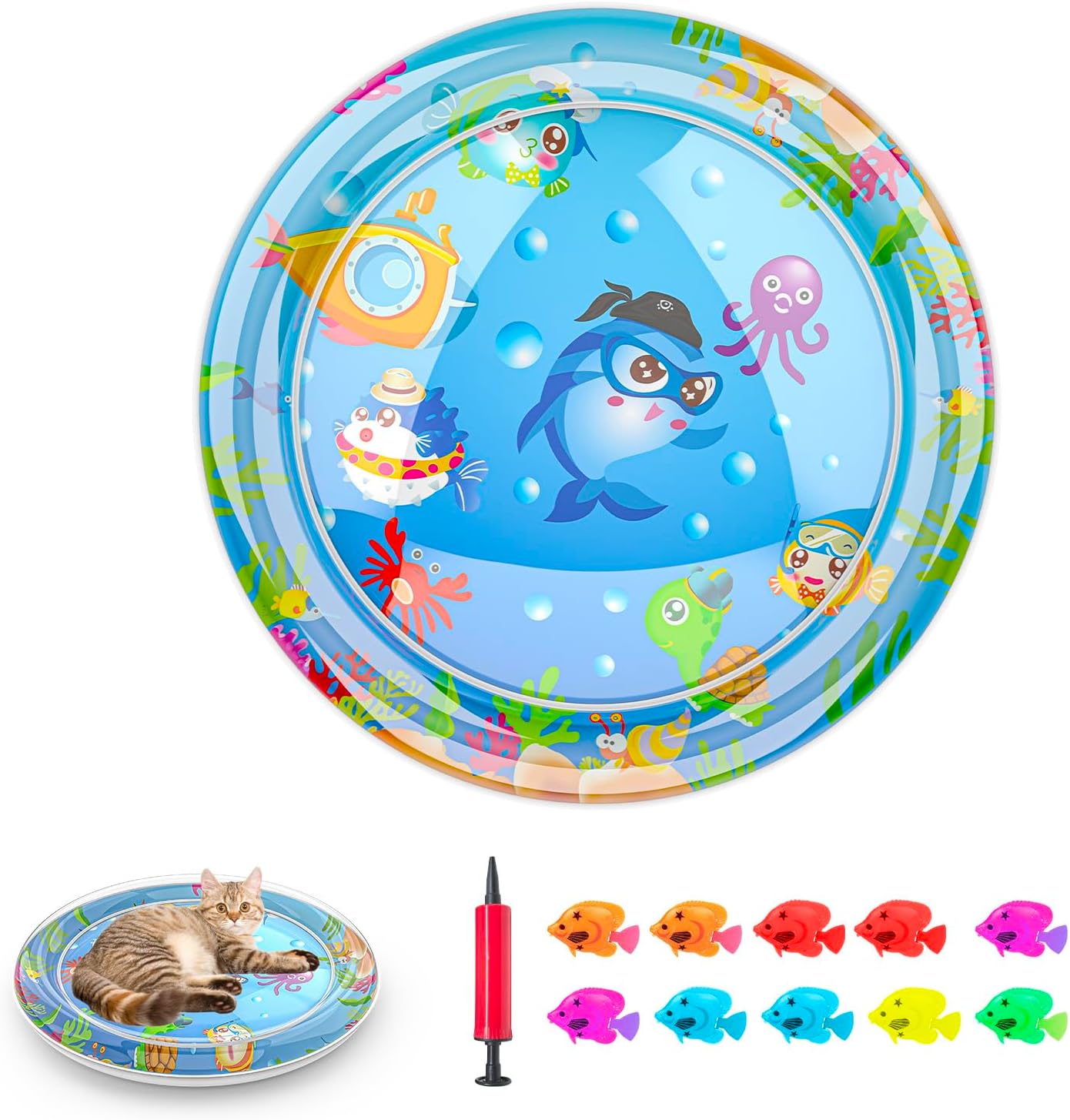 Ocean Adventure Pet Play Mat Dogs and Cats