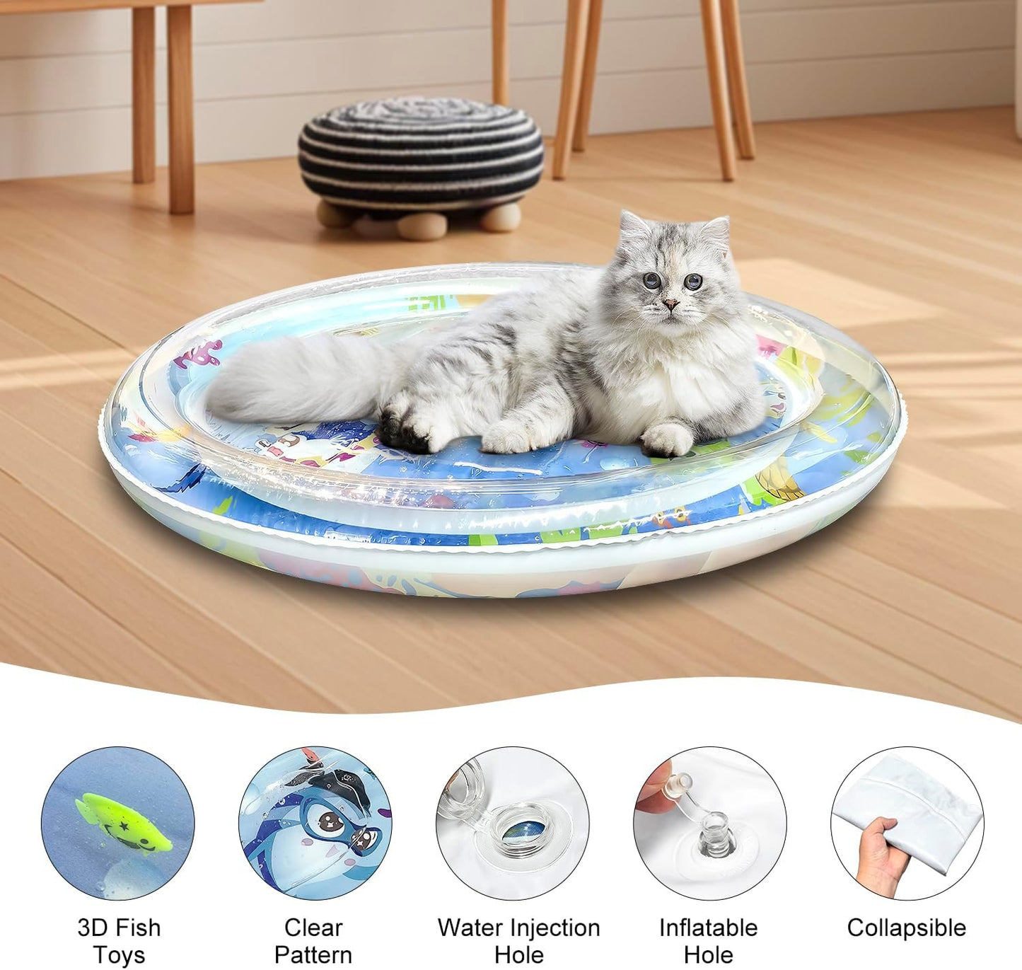 Ocean Adventure Pet Play Mat Dogs and Cats
